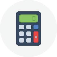 Calculator Flat Circle vector