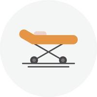 Stretcher Flat Circle vector