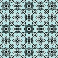 Square and circle seamless pattern, pastel color seamless pattern vector