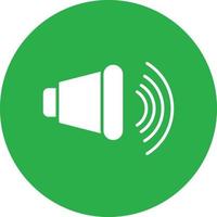 Speaker Glyph Circle Multicolor vector