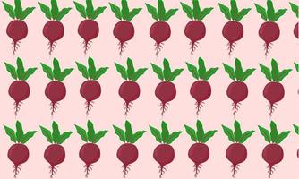 modern design beet fruits pattern vector