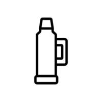 liquid bottle with handle icon vector outline illustration