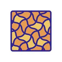 tile pattern icon vector outline illustration