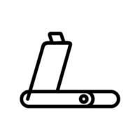 functional jogging machines for effective workouts icon vector outline illustration