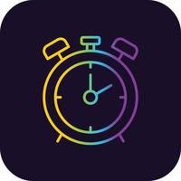 Alarm Watch Gradient Icon vector