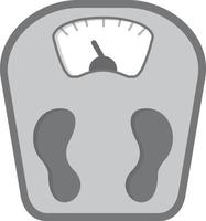 Weight Scale Flat Greyscale vector