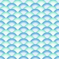 Illustrator vector of gradient green and blue seamless fish scale,abstract wave background