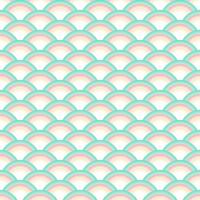 Illustrator vector of gradient pastel multicolor seamless fish scale,abstract wave background