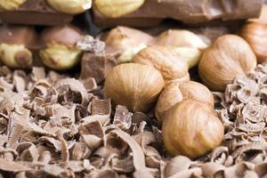 hazelnut and milk chocolate photo