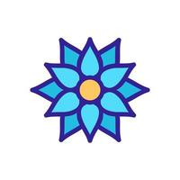 buddhist flower icon vector outline illustration