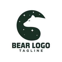 Wild Bear Logo vector template