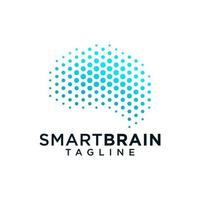 Brain Logo Design Vector Template