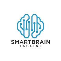 plantilla de vector de diseño de logotipo de cerebro