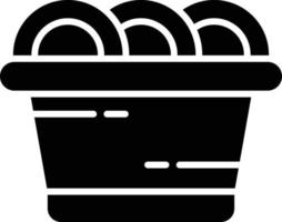 Dishwasher Glyph Icon vector