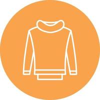 Sweatshirt Line Circle Multicolor vector