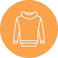 Sweatshirt Line Circle Multicolor vector