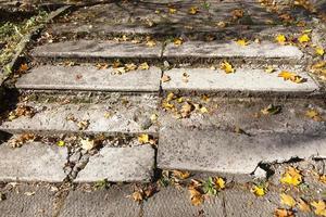 old concrete stairs photo