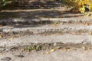 old concrete stairs photo