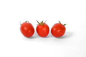 tomato isolated on white background photo