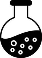 Flask Glyph Icon vector
