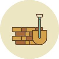 Masonry Filled Retro vector