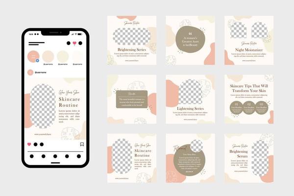 Skincare Social Media Template