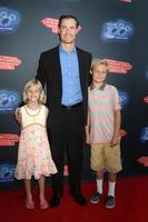 LOS ANGELES, JUN 23 - Daughter, Erik Von Detten, Son at the 100th DCOM Adventures In Babysitting LA Premiere Screening at the Directors Guild of America on June 23, 2016 in Los Angeles, CA photo
