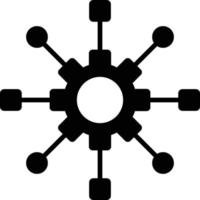 Algorithm Glyph Icon vector