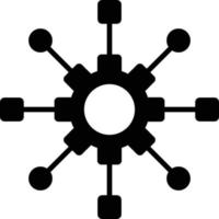 Algorithm Glyph Icon vector