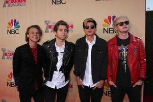 LOS ANGELES, MAR 29 - 5 Seconds of Summer at the 2015 iHeartRadio Music Awards at the Shrine Auditorium on March 29, 2015 in Los Angeles, CA photo