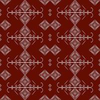 abstract ornament pattern on brown background. unique, elegant, repeat and line style. suitable for backgrounds, fabrics, wallpapers, textiles, and decorations vector