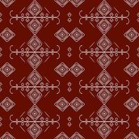 abstract ornament pattern on brown background. unique, elegant, repeat and line style. suitable for backgrounds, fabrics, wallpapers, textiles, and decorations vector