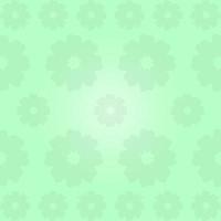 pastel green gradient background with flower patterns. repeat, simple, creative and unique. suitable for background, texture, wallpaper, decor, brochure and poster vector