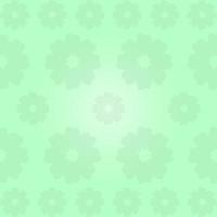 pastel green gradient background with flower patterns. repeat, simple, creative and unique. suitable for background, texture, wallpaper, decor, brochure and poster vector