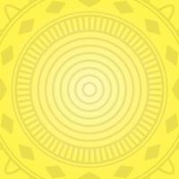 fondo degradado amarillo con motivo abstracto de ornamento de mandala. círculo, elegante, creativo y único. adecuado para fondo, textura, papel pintado, decoración, folleto y afiche vector