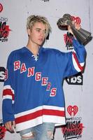 LOS ANGELES, APR 3 - Justin Bieber at the iHeart Radio Music Awards 2016 Press Room at the The Forum on April 3, 2016 in Inglewood, CA photo