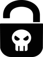 Hacked Glyph Icon vector