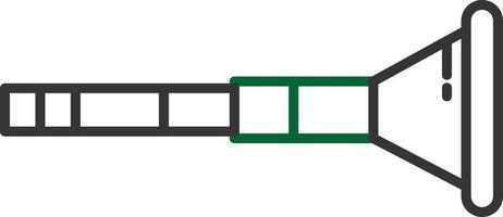 Didgeridoo Line Two Color vector