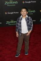 LOS ANGELES, FEB 17 - Albert Tsai at the Zootopia Premiere at the El Capitan Theater on February 17, 2016 in Los Angeles, CA photo