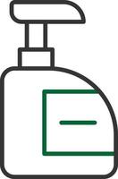 Detergent Line Two Color vector