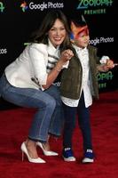 LOS ANGELES, FEB 17 - Lindsay Price, Hudson Stone at the Zootopia Premiere at the El Capitan Theater on February 17, 2016 in Los Angeles, CA photo