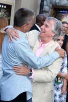 LOS ANGELES, JUL 6 - Tony Danza, Henry Winkler arriving at the Zookeeper Premiere at Regency Village Theater on July 6, 2011 in Westwood, CA photo