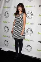 LOS ANGELES, MAR 11 - Zoeey Deschanel arrives at the  New Girl PaleyFEST Event at the Saban Theater on March 11, 2013 in Los Angeles, CA photo