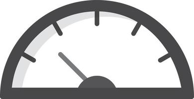 18 - Speedometer Flat Greyscale vector