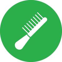 Comb Glyph Circle Multicolor vector