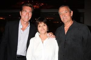LOS ANGELES, AUG 15 - Peter Bergman, Jill Farren Phelps, Eric Braeden at the The Young and The Restless Fan Club Event at the Universal Sheraton Hotel on August 15, 2015 in Universal City, CA photo