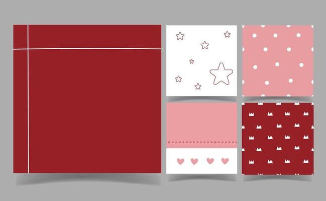 Flower memo notes Template for Greeting Scrap booking Card Design. abstract background. wallpaper wrapping paper.