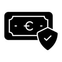 Perfect design icon of financial security vector