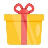 Trendy vector design of gift box