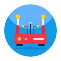 An icon design of wifi router vector